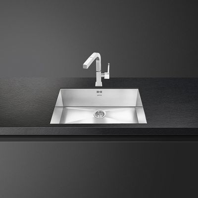 Smeg Kitchen Sink 72 cm Stainless Steel