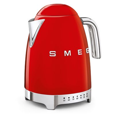 Smeg Kettle Variable Temperature 1.7L Red