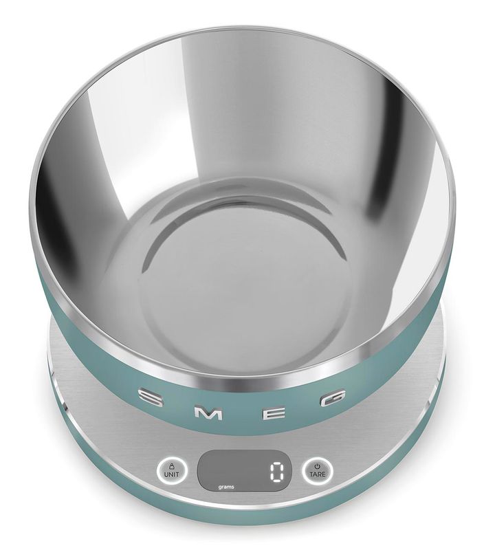 Smeg Digital Kitchen Scale Emerald Green Matt