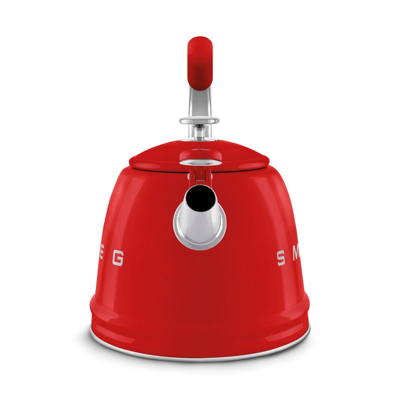 Smeg Whistling Kettle 2.3L Red