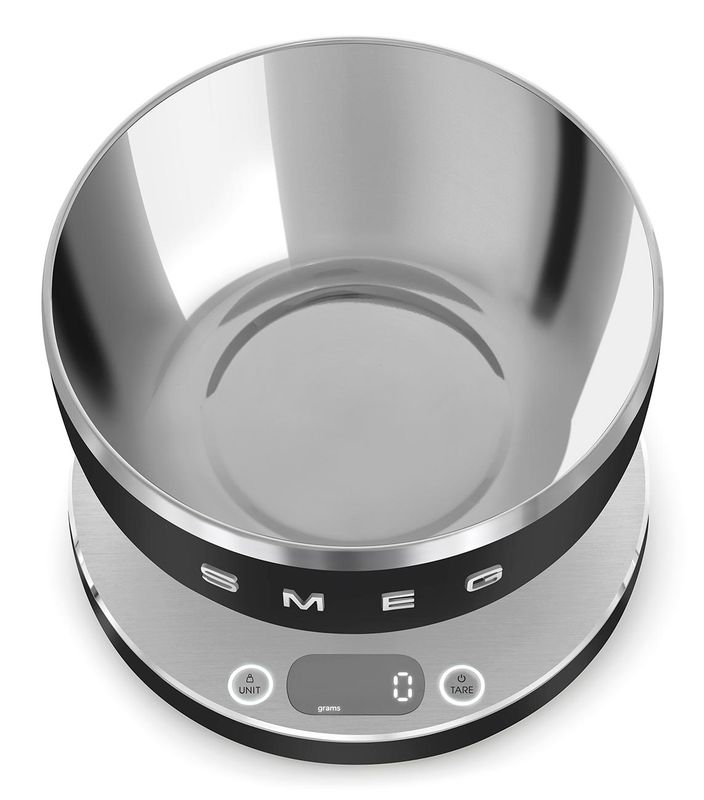 Smeg Digital Kitchen Scale Black  Matt