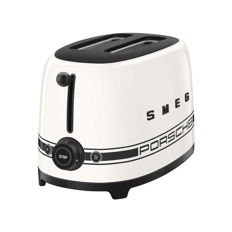 Smeg 2 Slice Toaster Porsche Carrara White