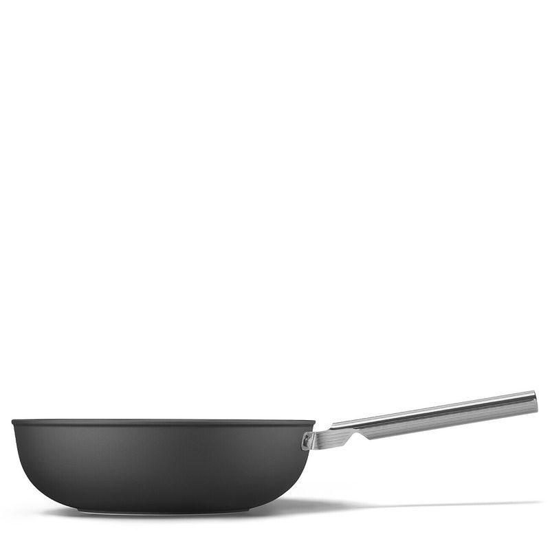 Smeg Cookware Wok Diameter 30 cm Black Smeg Cookware Wok Diameter 30 cm Black