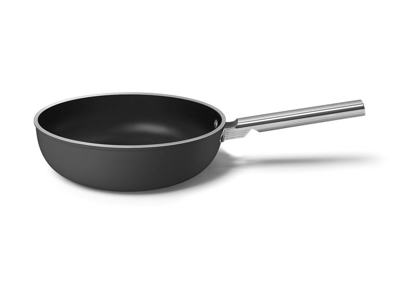 Smeg Cookware Wok Diameter 30 cm Black