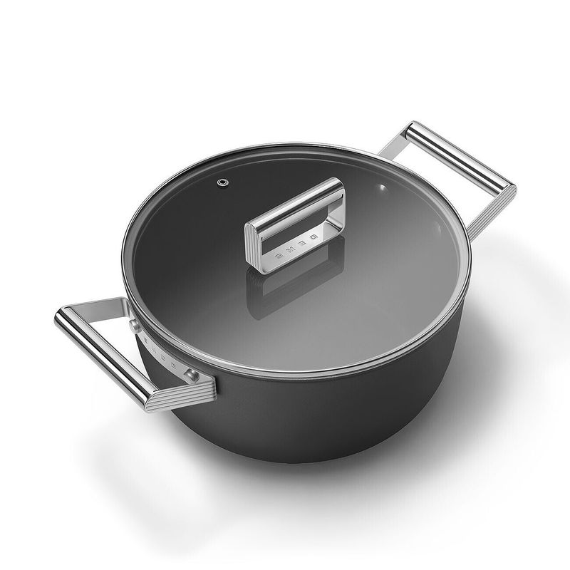 Smeg Cookware Casserole Dish Diameter 24 cm Black
