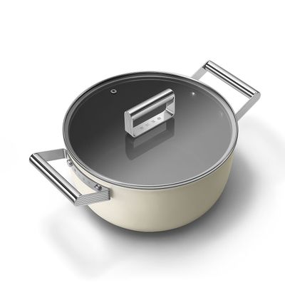 Smeg Cookware Casserole Dish Diameter 24 cm Cream
