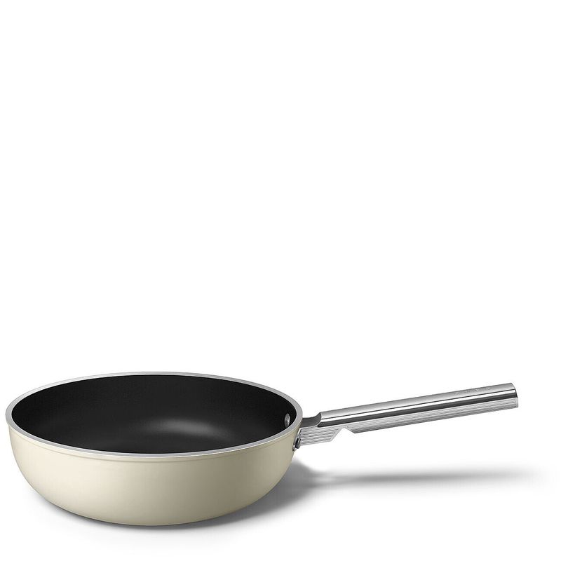 Smeg Cookware Wok Diameter 30 cm Cream