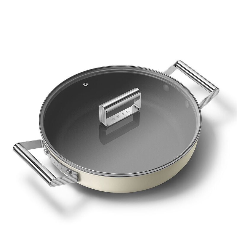 Smeg Cookware Deep pan Diameter 28 cm Cream