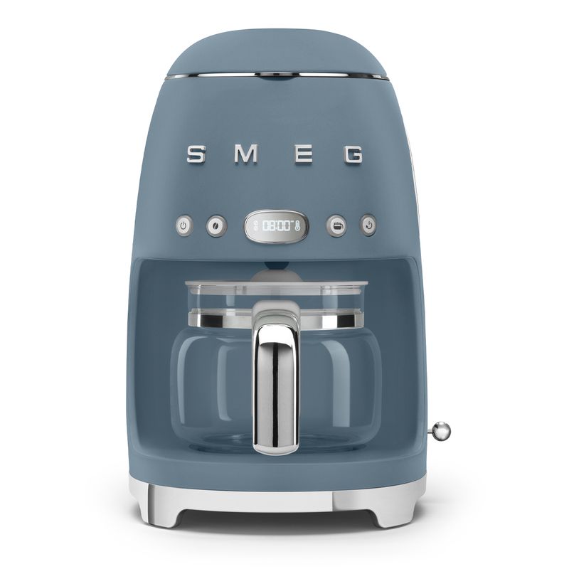 Smeg Drip Coffee Machine 1.4L Storm Blue Matt
