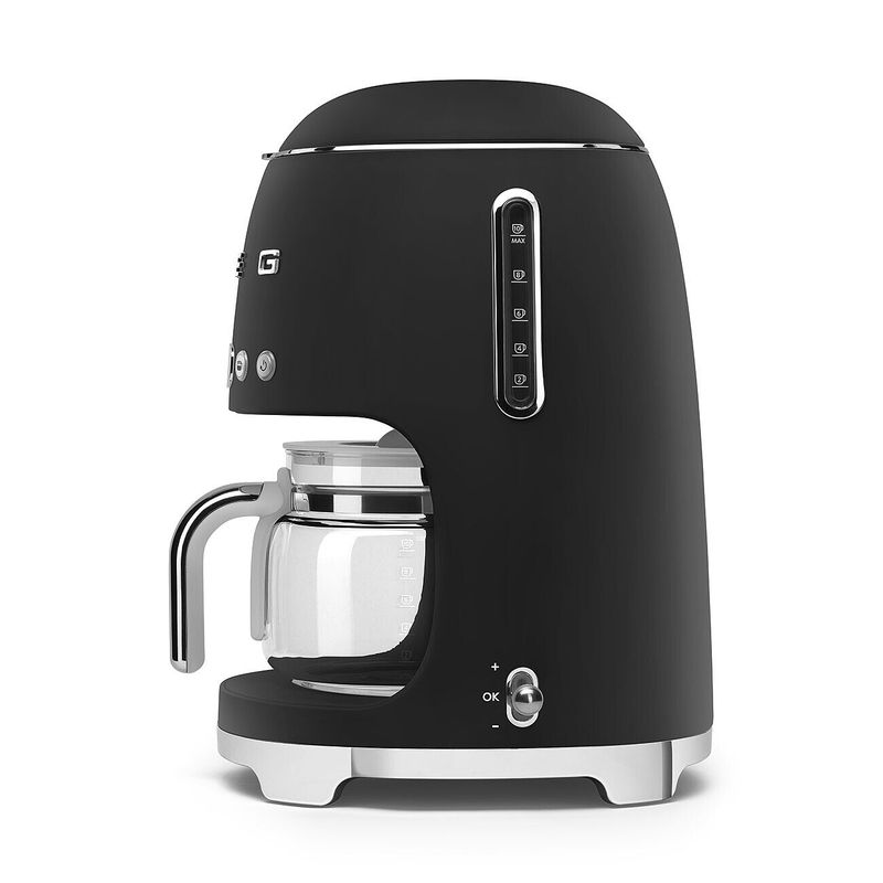 Smeg Drip Coffee Machine 1.4L Black Matt