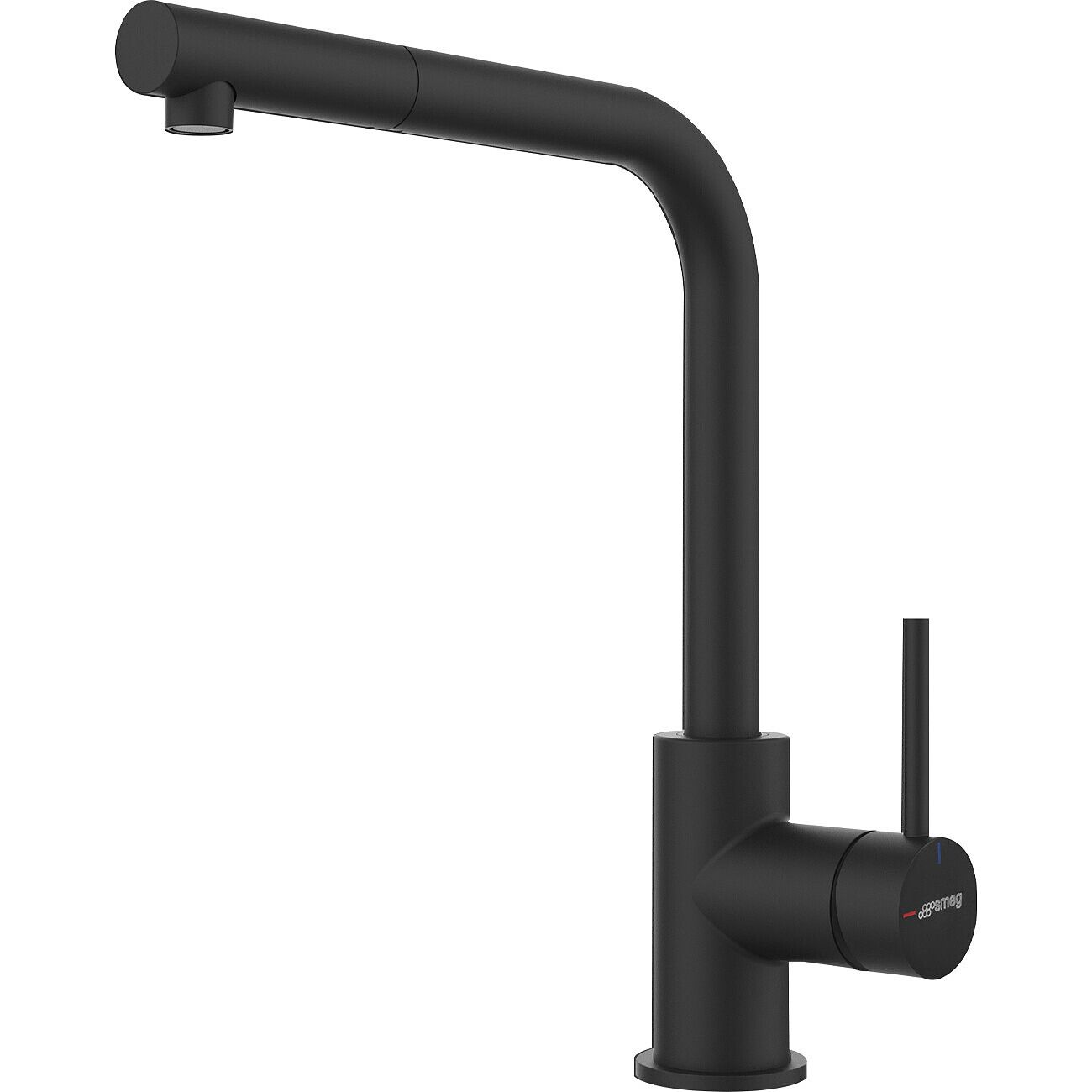 Smeg Single-lever Mixer Pull-out Black Matt