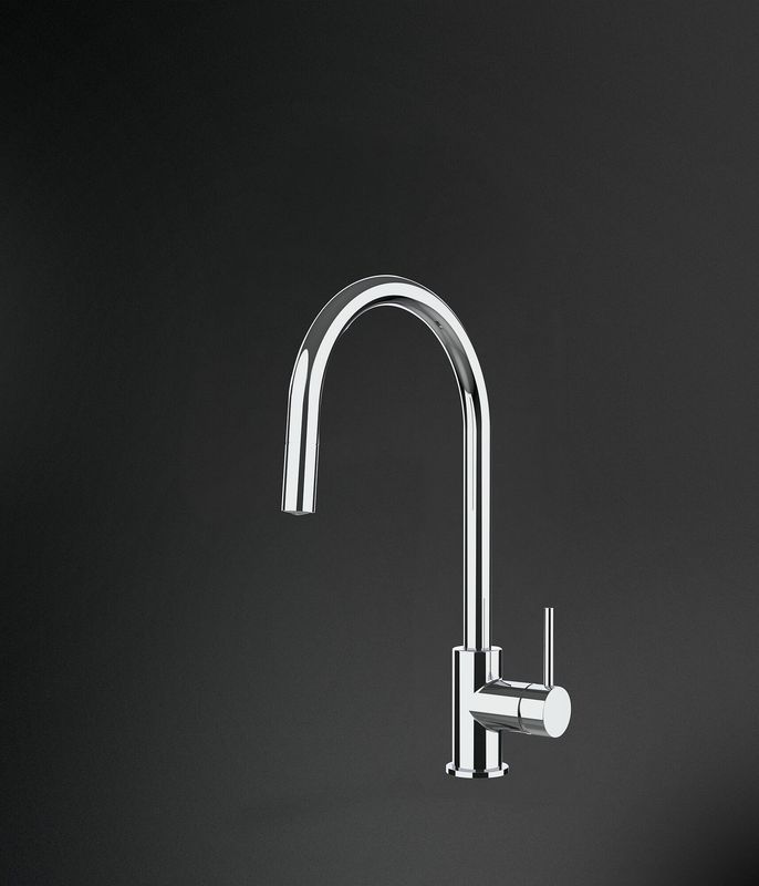Smeg Single-lever Mixer J-Barrel Stainless