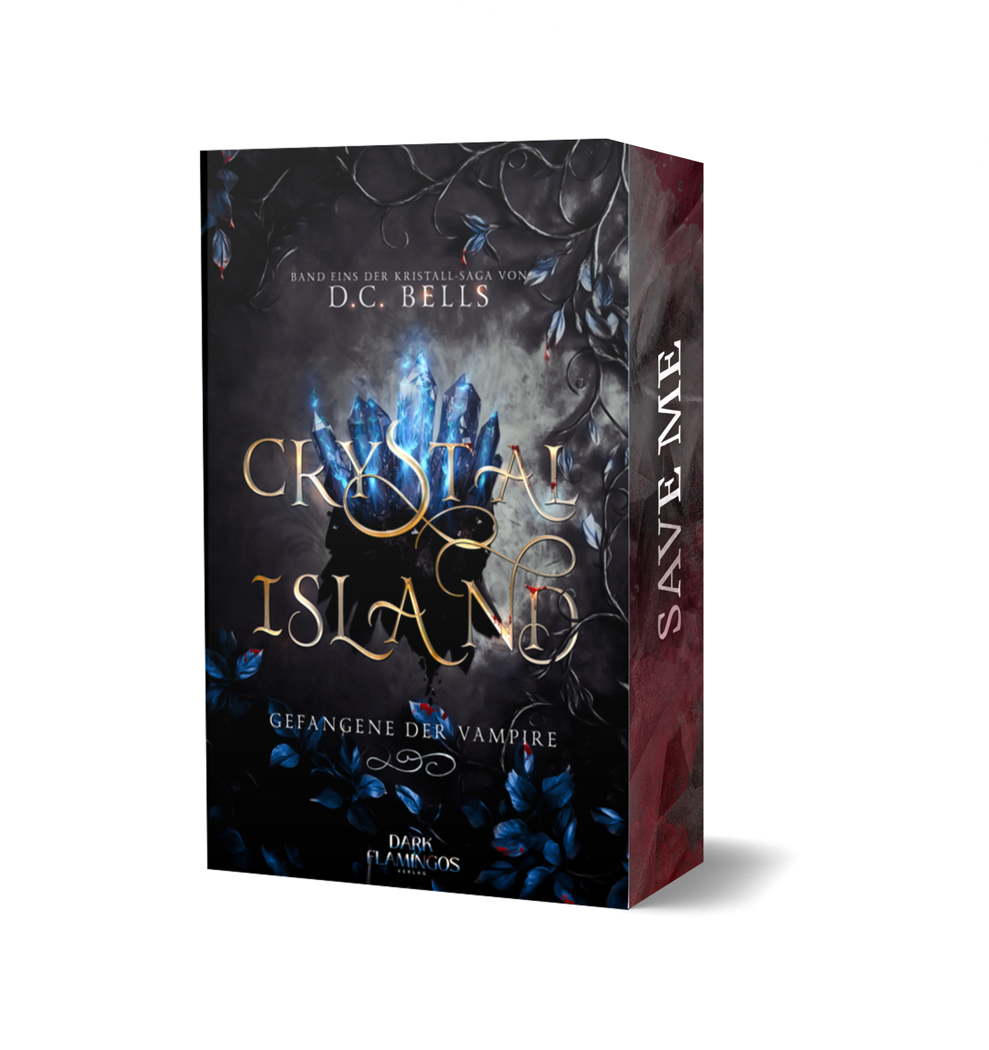 Vorbestellung zweite Auflage: "Crystal Island: Gefangene der Vampire" (Band 1 der Kristall-Saga) mit wunderschönem Farbschnitt