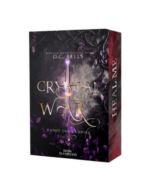 "Crystal War: Kampf der Vampire" (Band 4 der Kristall-Saga) mit wunderschönem Farbschnitt