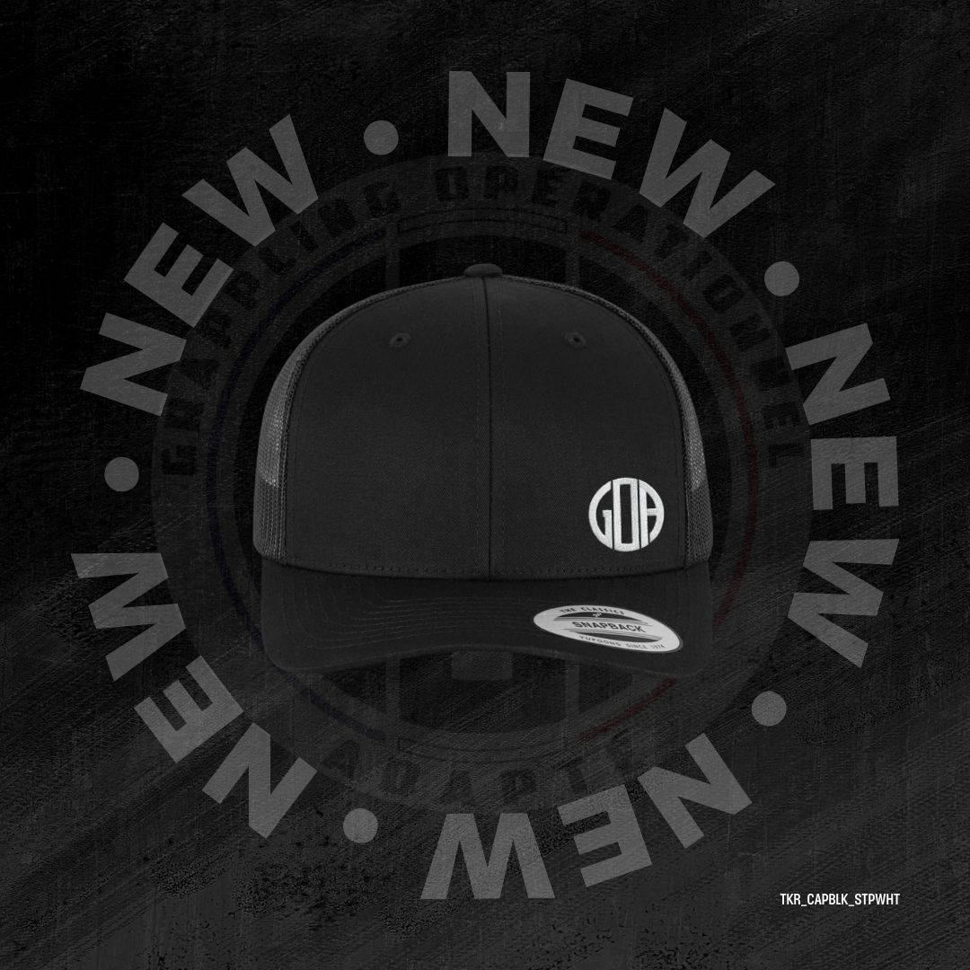 Casquette « Trucker » GOA WHITE ON BLACK