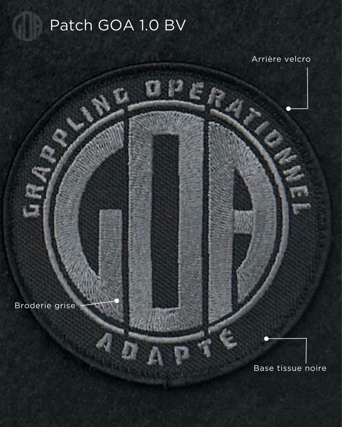 Ecusson GOA 1.0 BV