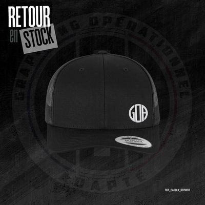 Casquette « Trucker » GOA WHITE ON BLACK