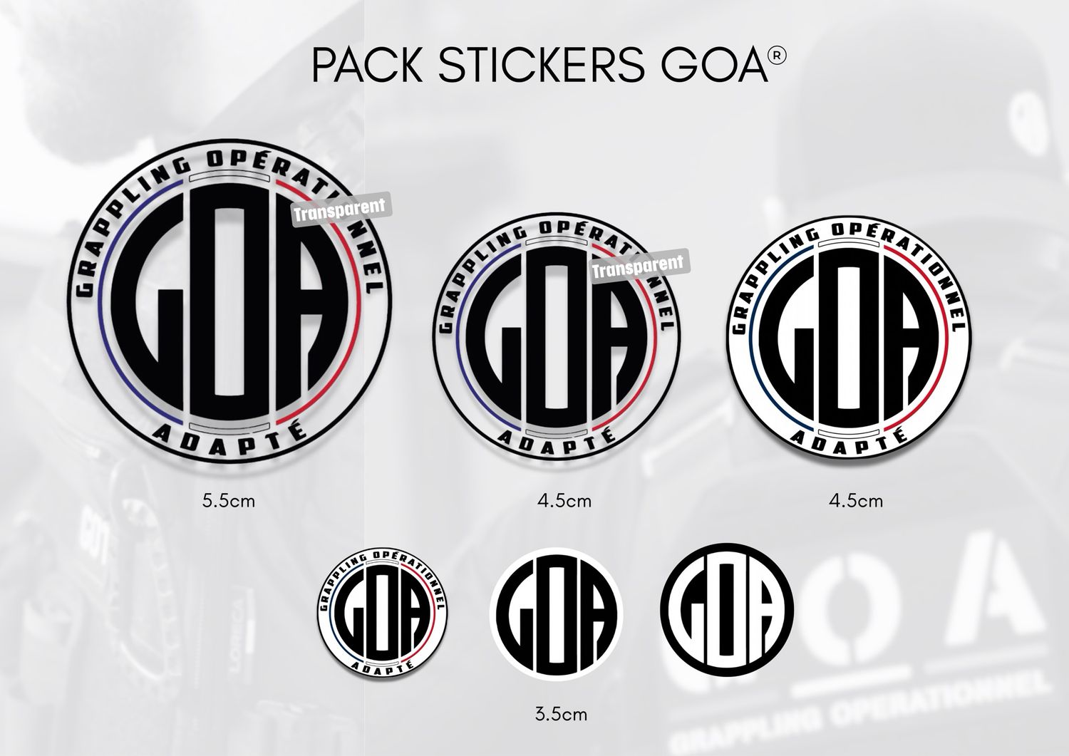 Pack Stickers GOA
