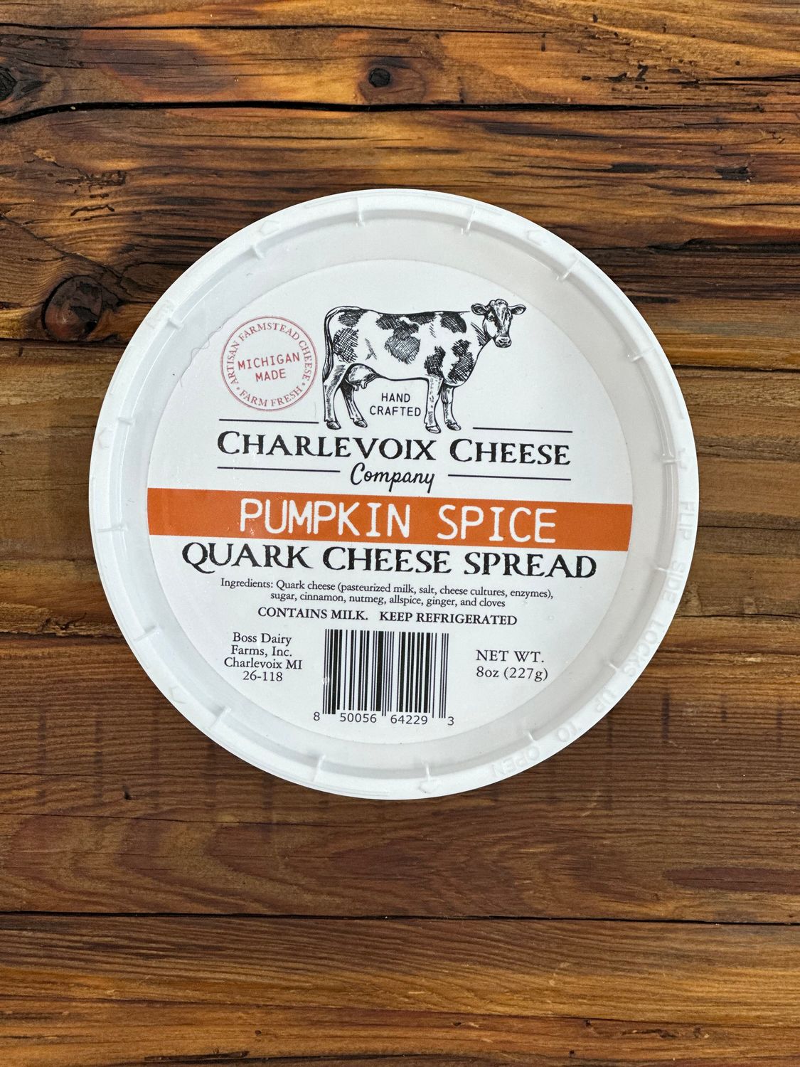 Pumpkin Spice Quark Cheese Spread