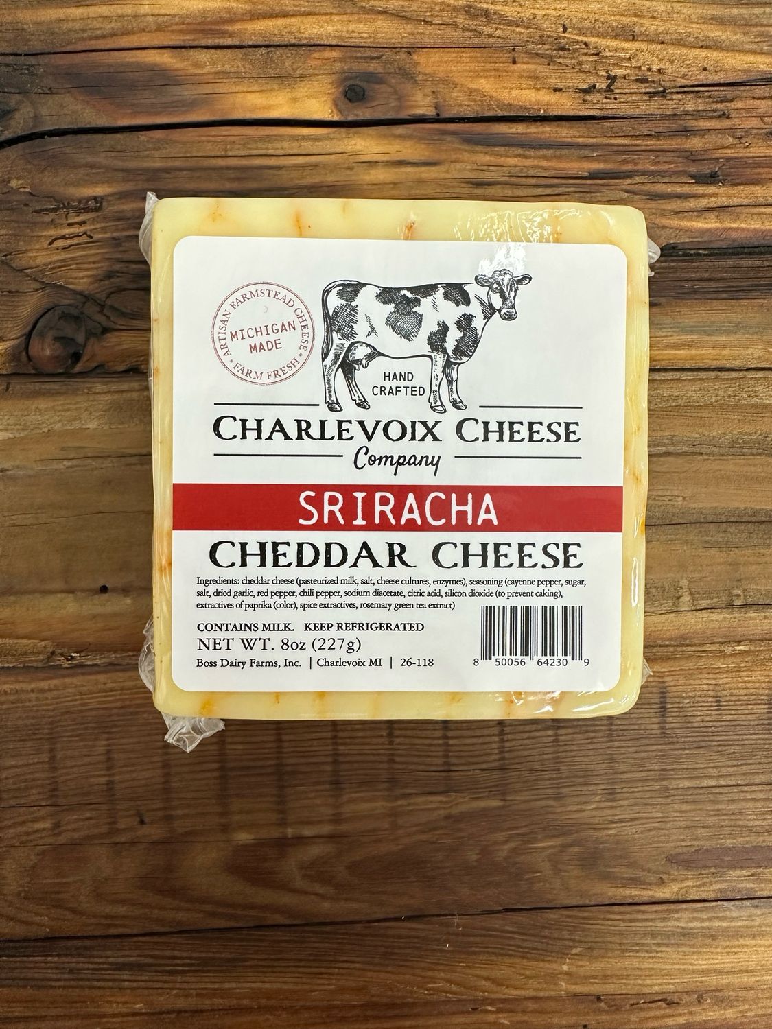 Sriracha Cheddar Cheese