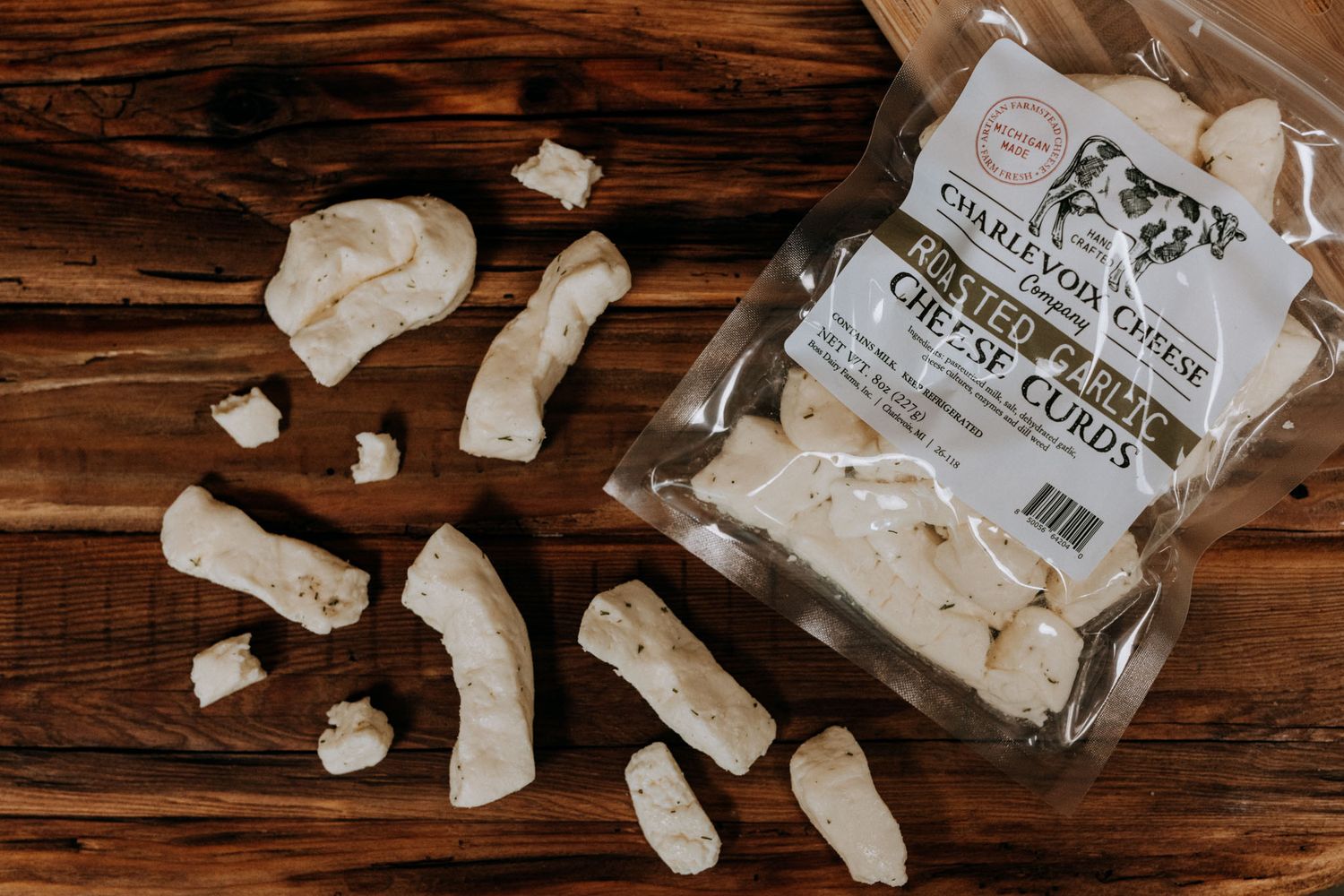 Roasted Garlic Cheese Curds