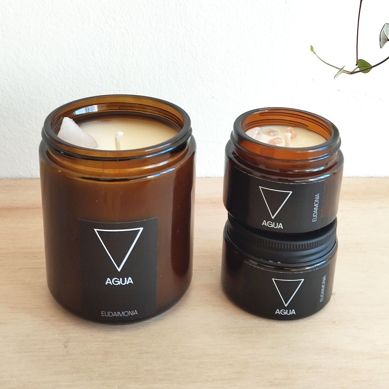 Vela de soja AGUA