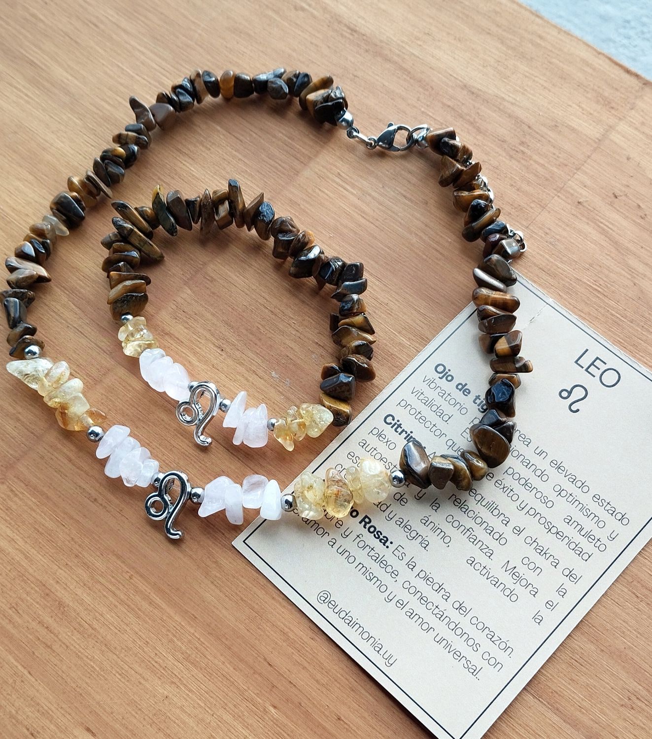 Pulera + Collar Zodíaco