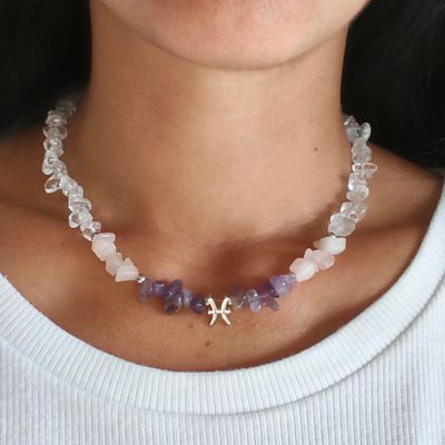 Collar de piedras Zodiaco