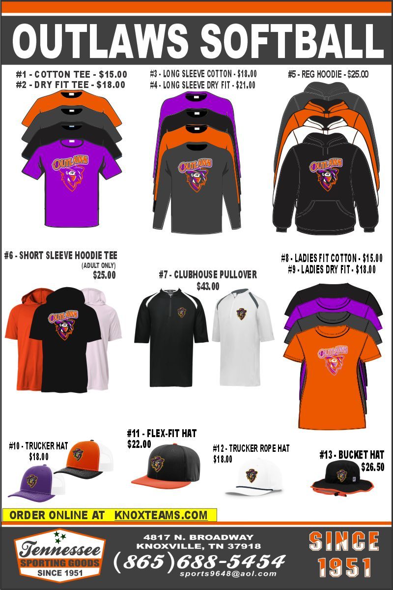 Outlaws Softball