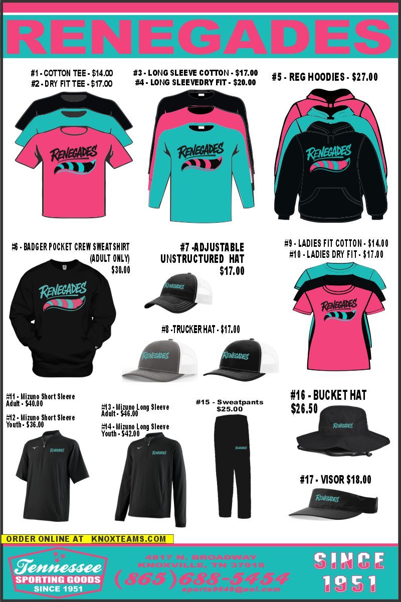 Renegades Softball
