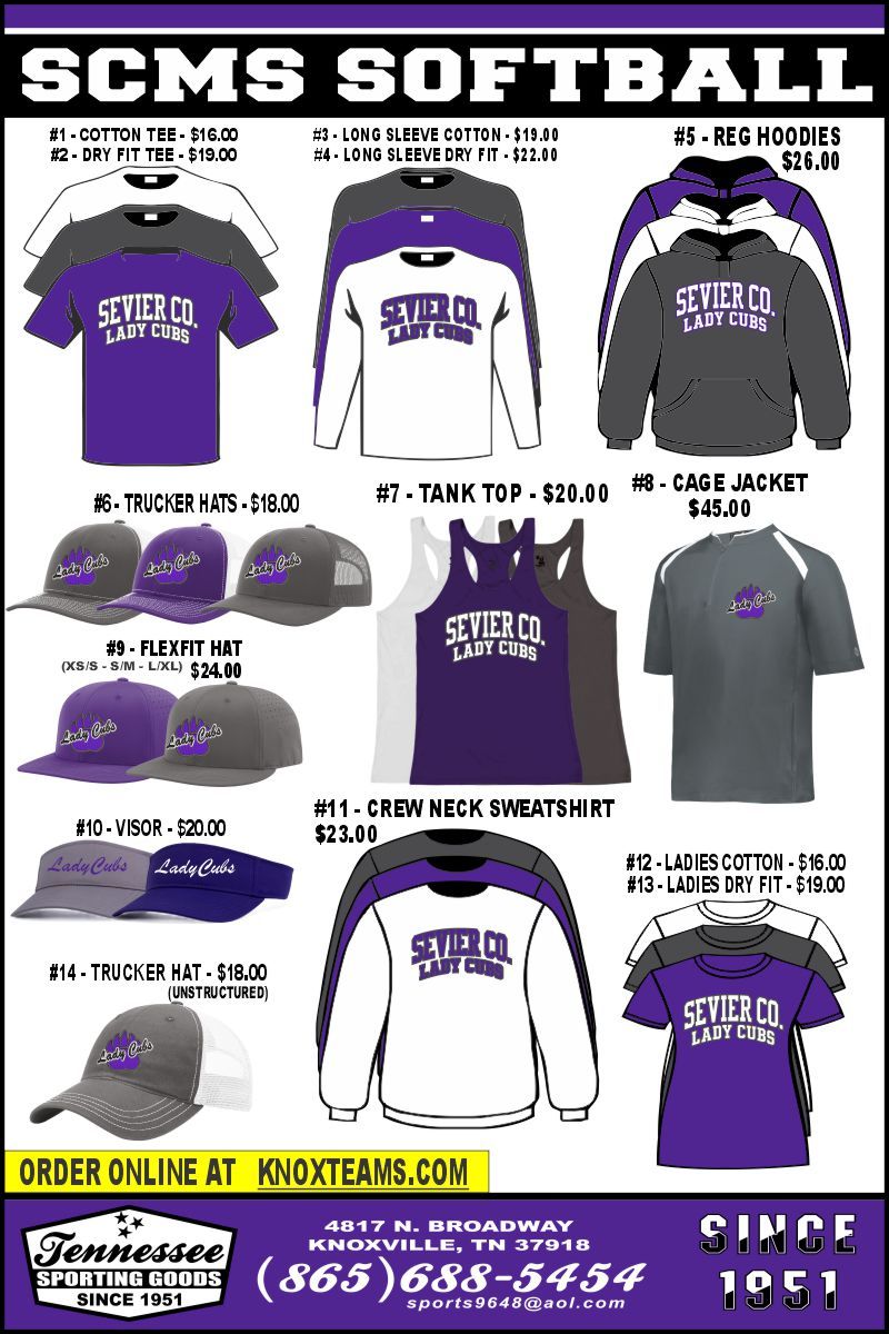 Sevier Co. Softball