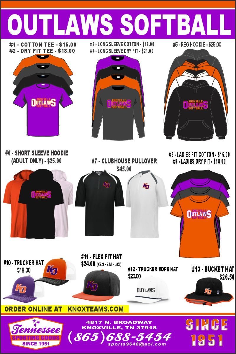 Outlaws Softball