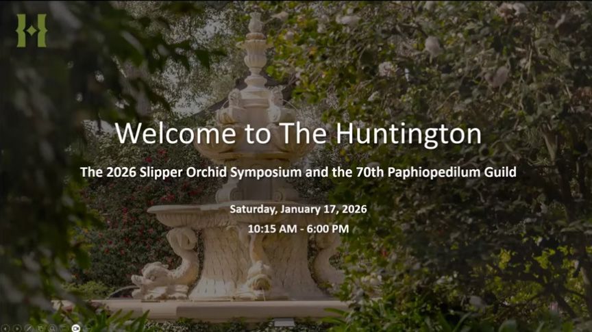 Orchid Digest Slipper Orchid Symposium