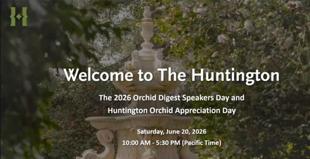 Orchid Digest Speakers Day Symposium 2026
