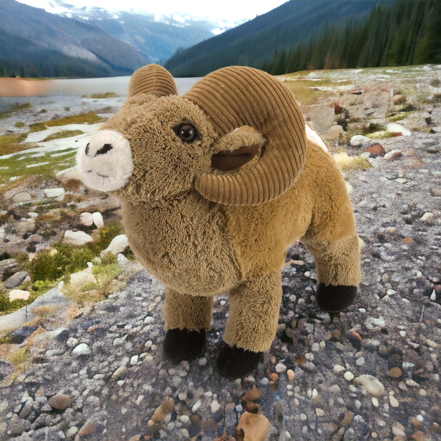 Big Horn Sheep Plush - 12&quot;