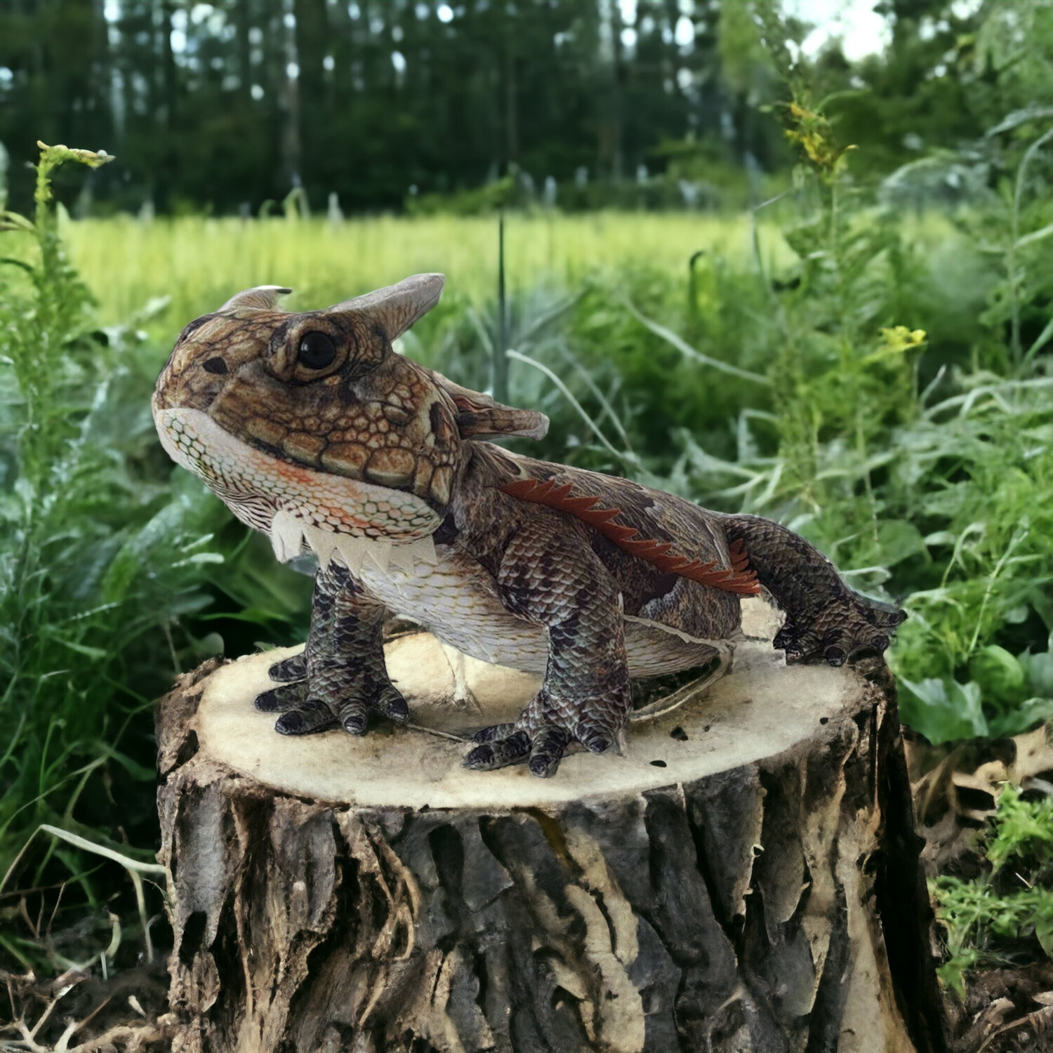 Texas Horned Lizard Plush 20.5&quot; Stuffed Animal