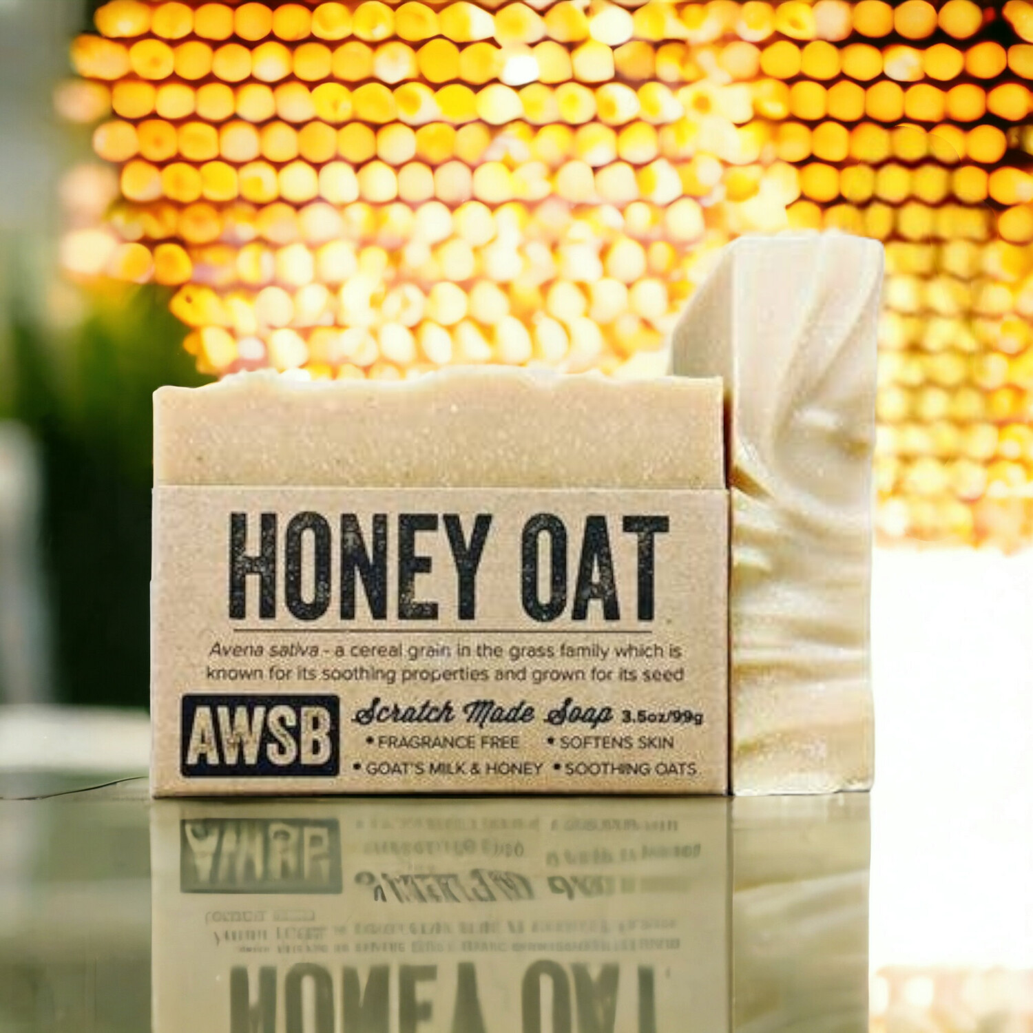 Honey Oat Wild Soap Bar