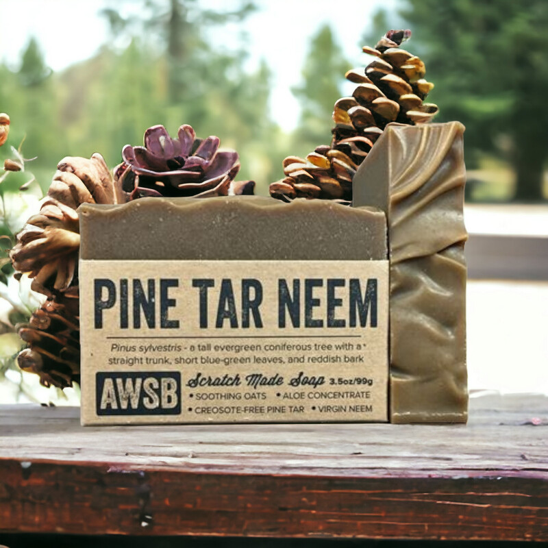 Pine Tar Neem Wild Soap Bar