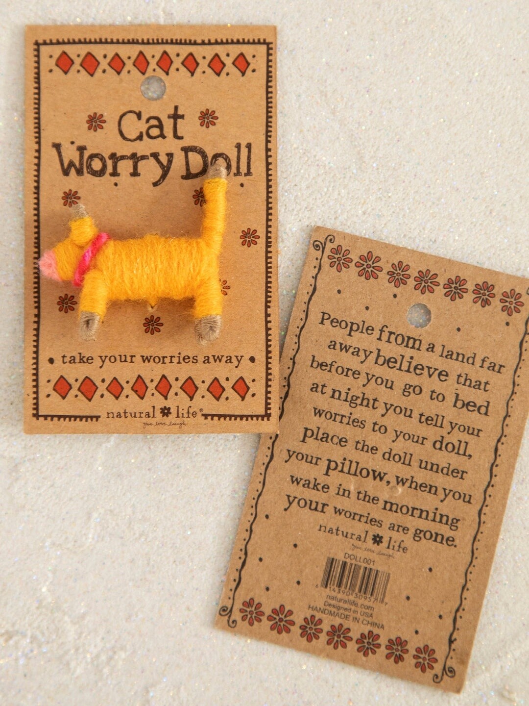 Worry Doll Animals, Design: Cat