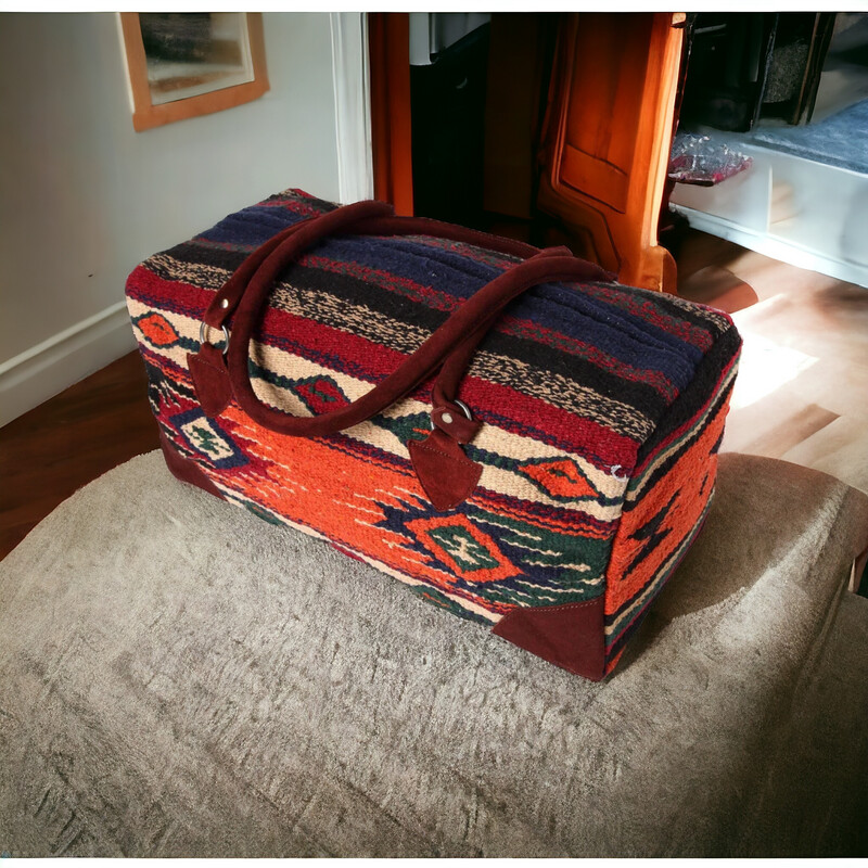 Go West Weekender #Q - Orange/Tan/Green