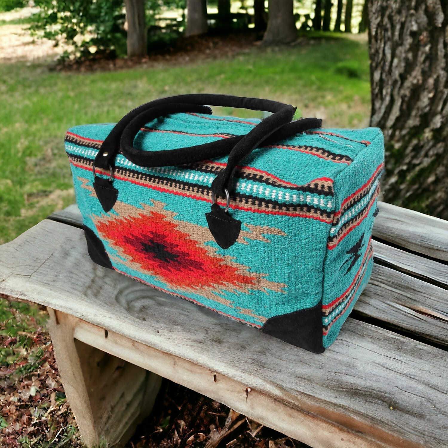 Go West Weekender in Turquoise Sunset #C
