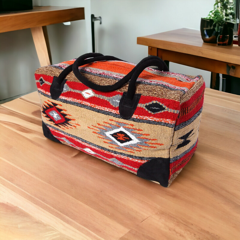 Go West Weekender #L - Tan/Orange/Gray