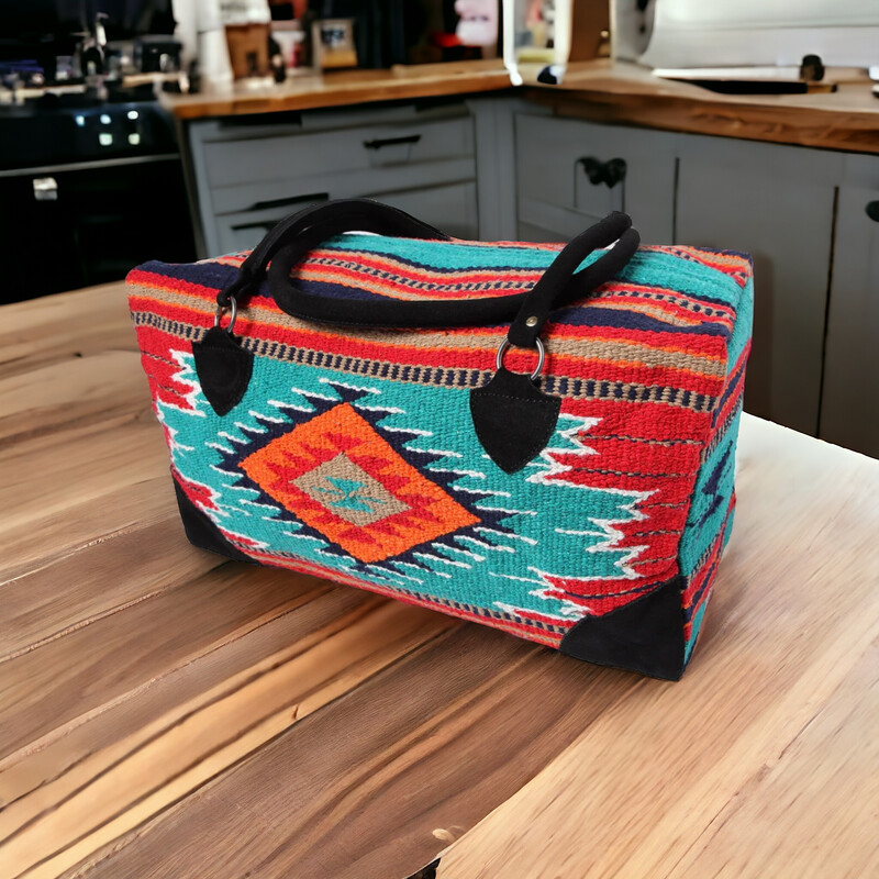 Go West Weekender #K - Turquoise/Orange/Black