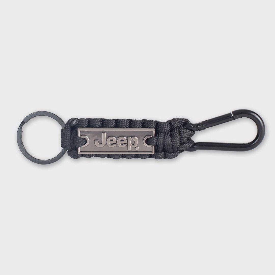 Jeep Logo Paracord Keychain
