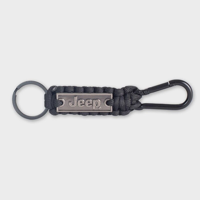 Jeep Logo Paracord Keychain
