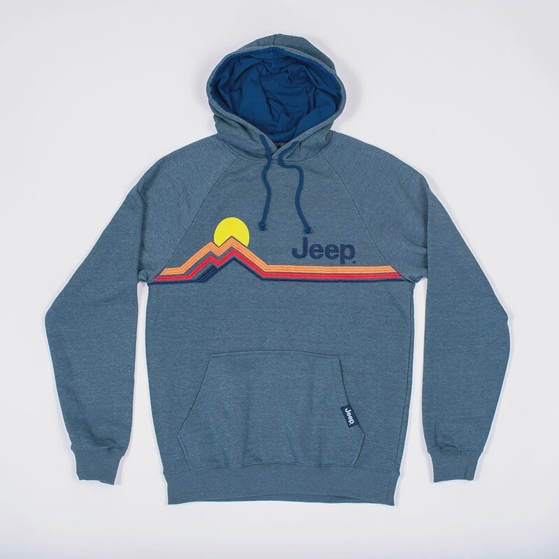 Jeep Mountain Stripe Raglan Hoodie