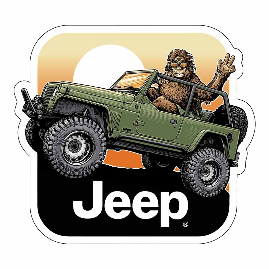 Jeep Sasquatch Sticker