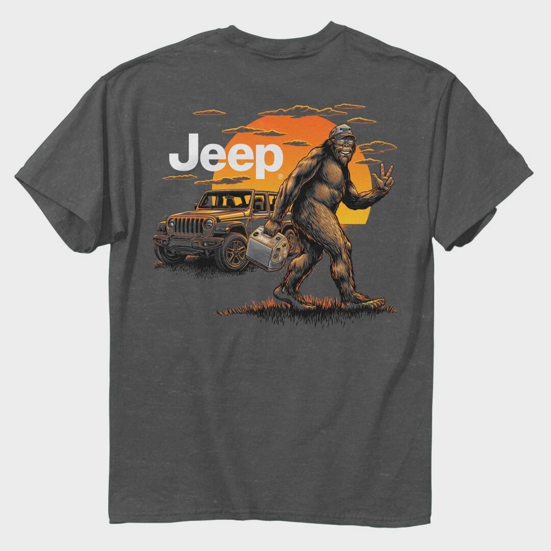 Jeep Squatch Your Step - Pepper Gray