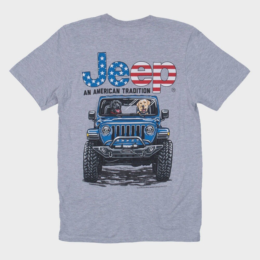 Jeep USA Labs T-Shirt - Heathered Gray