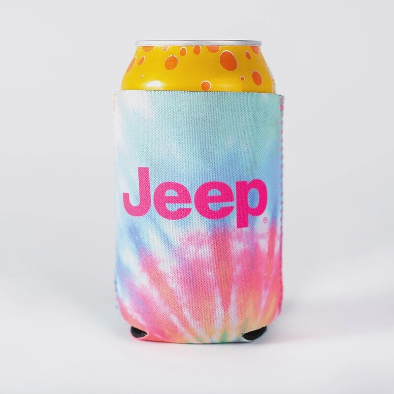 Jeep Tie Dye Can Holder Koozie